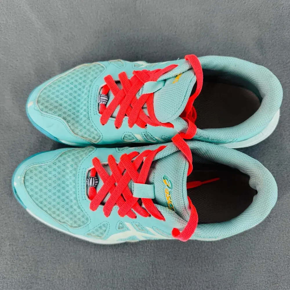 ASICS Upcourt 6 Shoes Womens 7 Blue Pickleball Court Volleyball‎ 072A107
